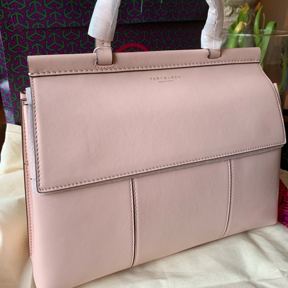 ⛔️SOLD⛔️Authentic Tory Burch LG T-Satchel leather - Picture 7 of 8